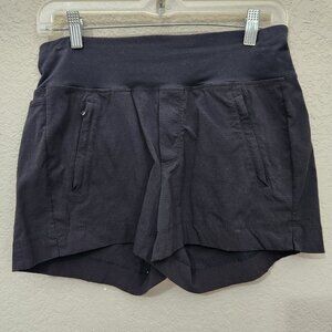 Athleta Trekkie North Shorts Black Size 4 Ripstop